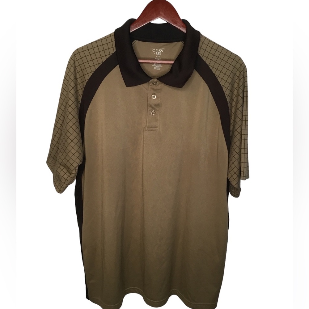Cool 18 Men’s Polo Shirt - Gold - Size XL - EUC.